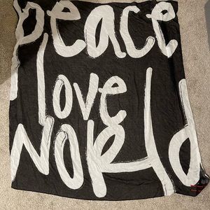 Peace Love World Signature Modal Scarf * Retired *